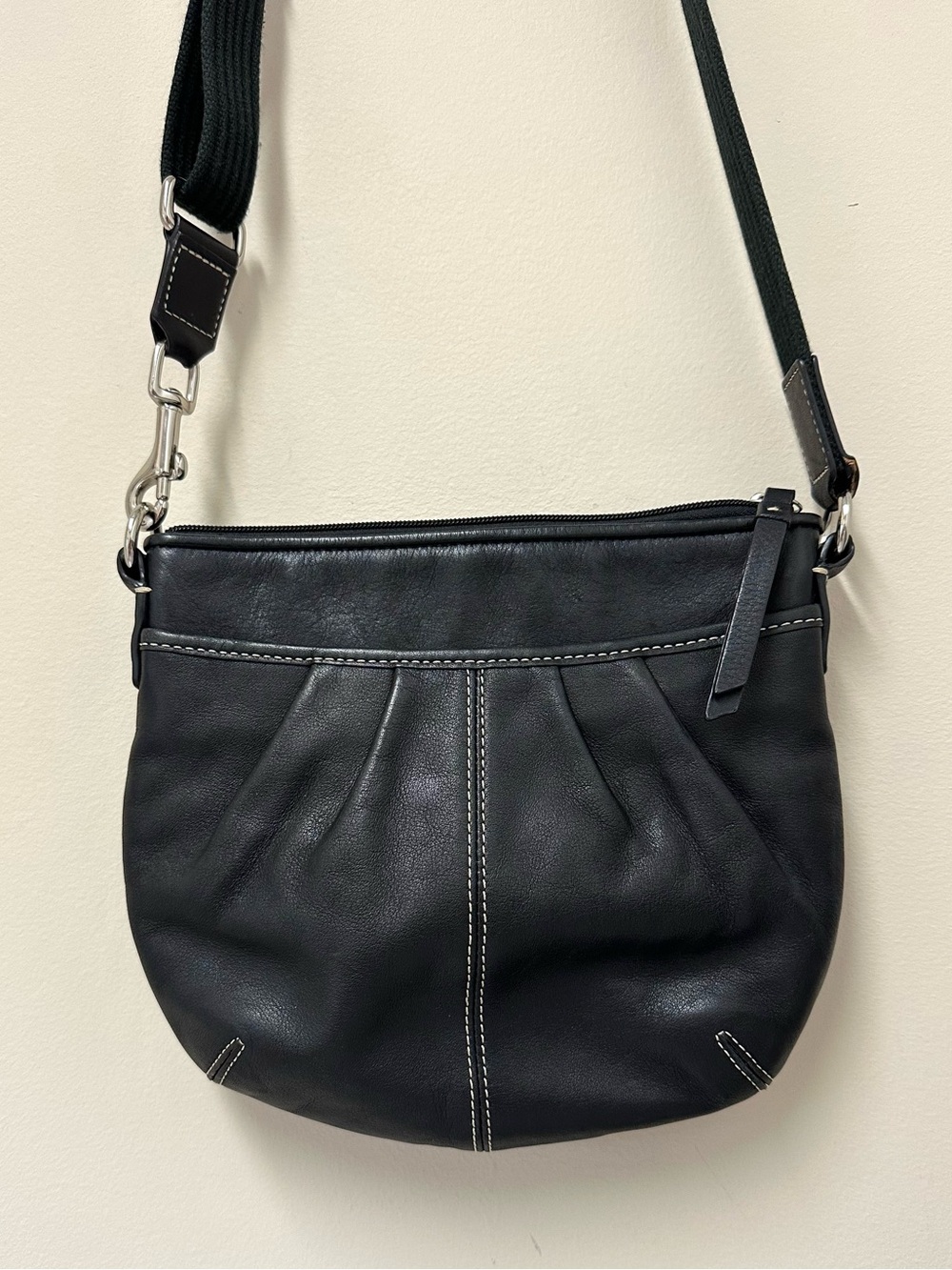 Coach Soho Pleated Leather Crossbody Swingpack